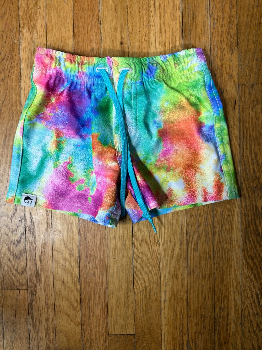 George Hats 2/3T Hybrid Tie-Dye swim Shorts